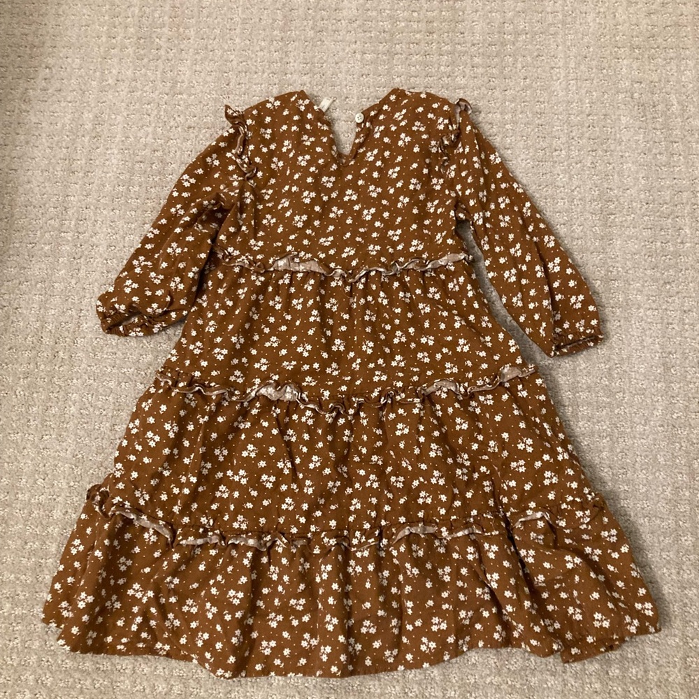 Rylee + Cru Floral Girls Dress 4-5 - Picture 3 of 3